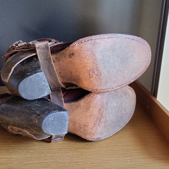 Freebird by Steven Red and Brown EL PASO Ankle Boots - Picture 4 of 10